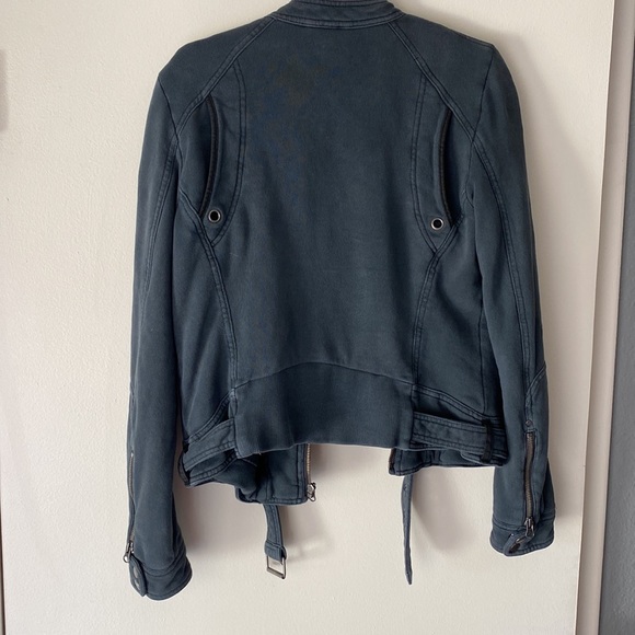 Free People Moto Jacket Size Medium - Picture 3 of 7